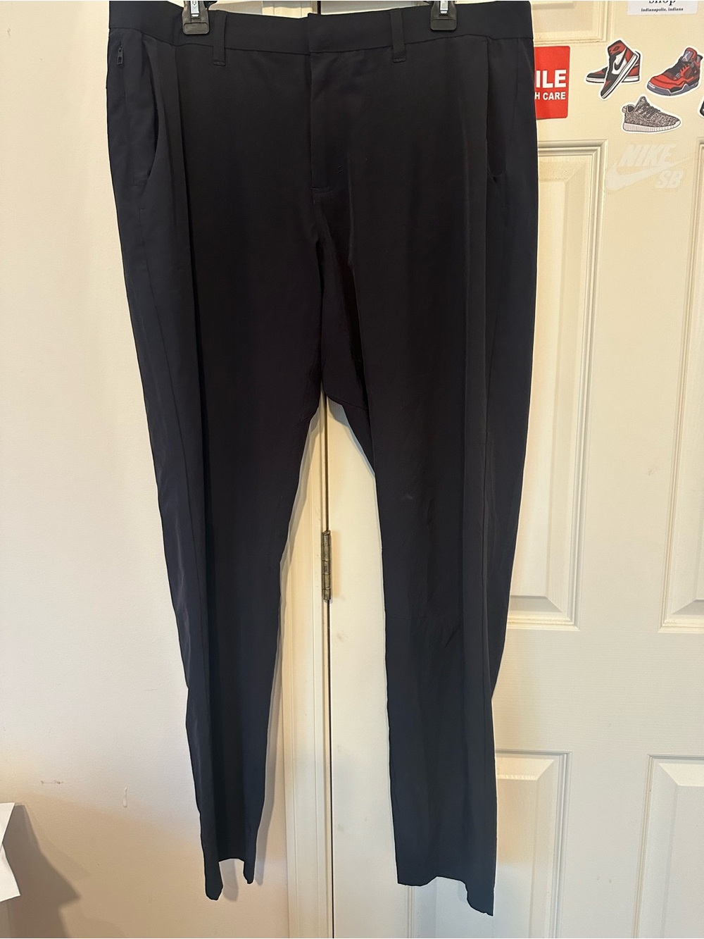 Fabletics men’s black active dress pants size 36x34